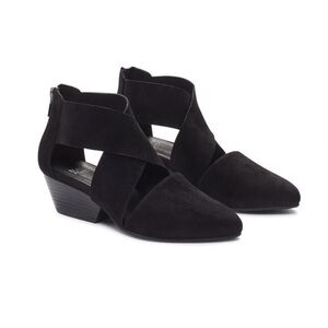 Eileen Fisher Black Suede Heels
